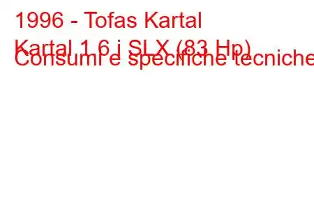 1996 - Tofas Kartal
Kartal 1.6 i SLX (83 Hp) Consumi e specifiche tecniche