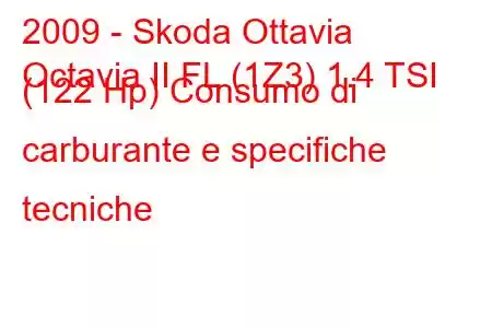 2009 - Skoda Ottavia
Octavia II FL (1Z3) 1.4 TSI (122 Hp) Consumo di carburante e specifiche tecniche