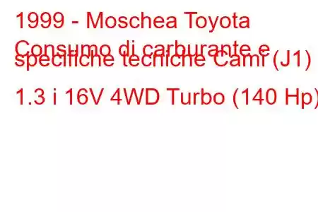 1999 - Moschea Toyota
Consumo di carburante e specifiche tecniche Cami (J1) 1.3 i 16V 4WD Turbo (140 Hp)