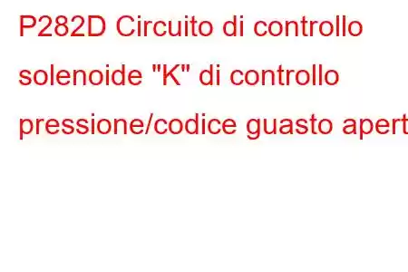 P282D Circuito di controllo solenoide 