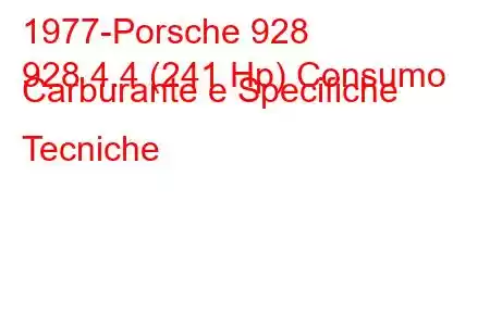 1977-Porsche 928
928 4.4 (241 Hp) Consumo Carburante e Specifiche Tecniche