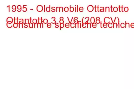 1995 - Oldsmobile Ottantotto
Ottantotto 3.8 V6 (208 CV) Consumi e specifiche tecniche