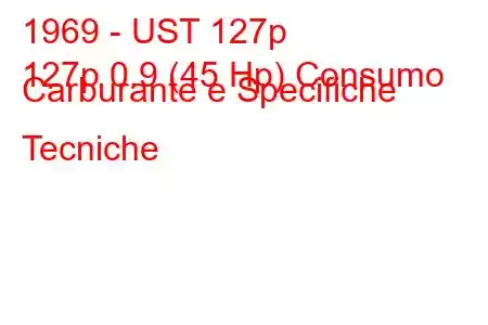 1969 - UST 127p
127p 0.9 (45 Hp) Consumo Carburante e Specifiche Tecniche